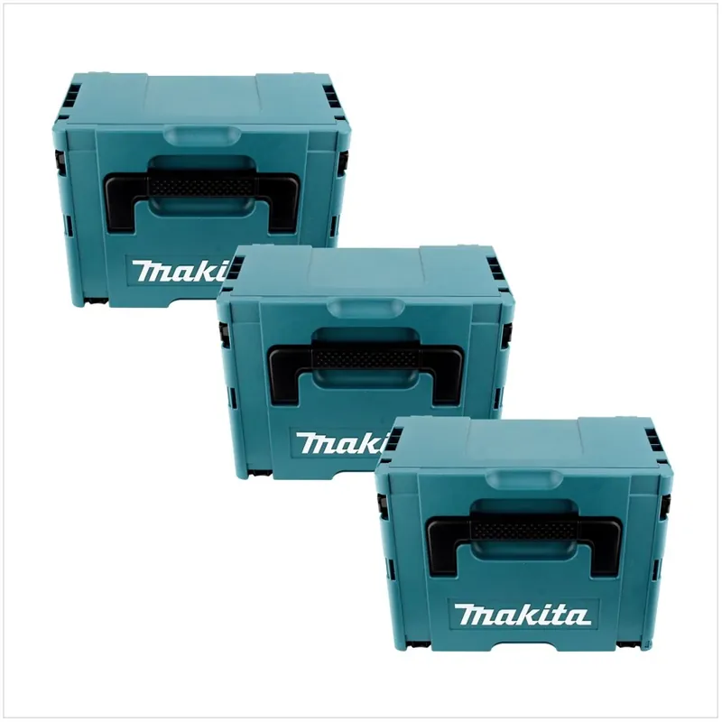 Makita MAKPAC Systemkoffer Gr. 3 im 3er-Set Neue Ware
