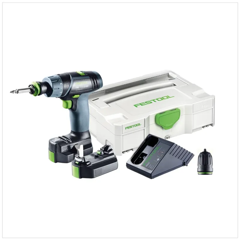 Billig Festool TXS Li 2,6 Plus Akku Bohrschrauber 10,8V ( 564509 ) 16Nm im Systainer + 2x 2,6Ah Akku + Ladegerät