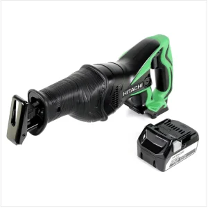 Hitachi CR 18 DSL 18 Volt Li-Ion Akku Recipro- / Säbelsäge Solo + 1x Hitachi BSL 1850 18 V 5,0 Ah / 5000 mAh Li-Ion Akku, ohne Ladegerät Finale Aktion