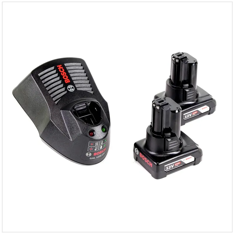 Direkt Vom Hersteller Bosch Starter-Set 12V mit 2x 6,0Ah Akkus + Schnellladegerät