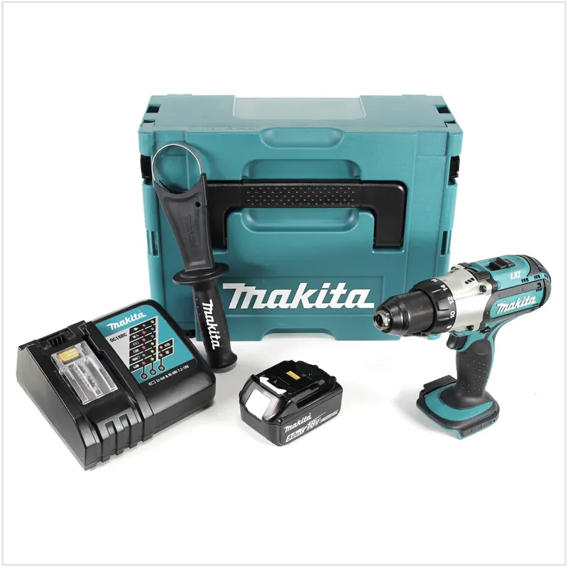 Preisreduziert Makita DDF 451 RT1J Akku Bohrschrauber 18V 80Nm + 1x Akku 5,0Ah + Ladegerät im Makpac