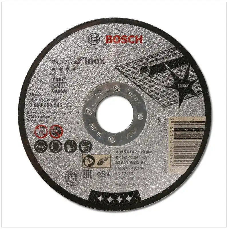 Bosch AS 60 T INOX BF Trennscheibe 115 x 1,0 mm 25 Stück ( 25x 2608600545 ) Sale