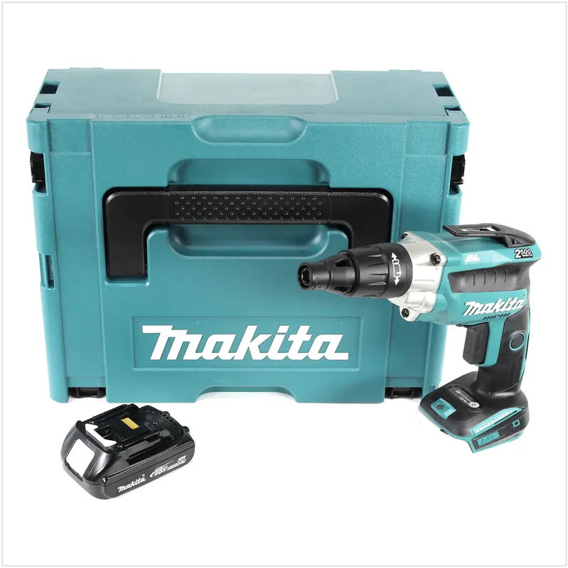 Makita DFS 251 Y1J 18 V Li-Ion Trockenbauschrauber Brushless im Makpac mit 1x BL1815N 1,5 Ah Akku, ohne Ladegerät Jetzt Kaufen
