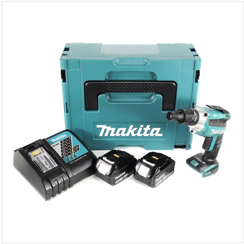 Makita DFS 251 RFJ 18 V Li-Ion Trockenbauschrauber Brushless im Makpac mit 2x 3,0 Ah Akku und Ladegerät Nur Für Kurze Zeit