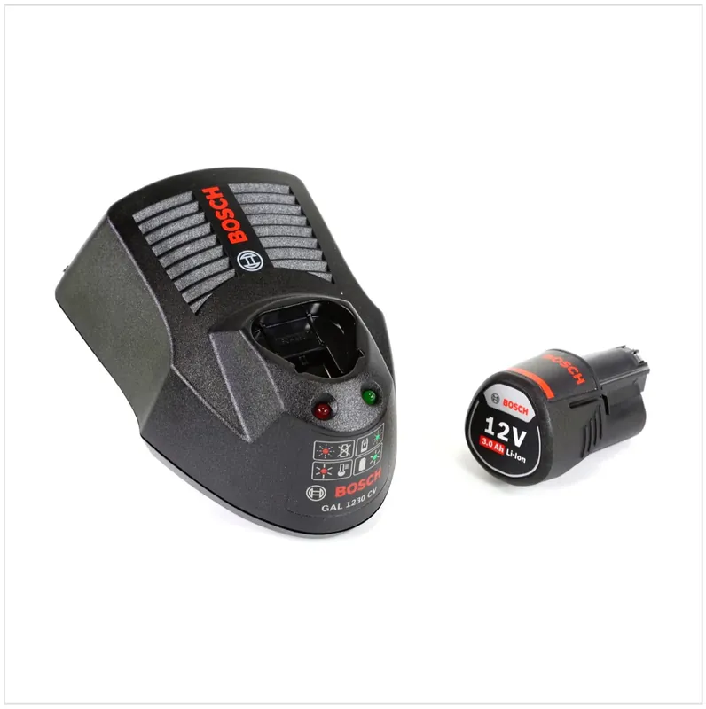 Sonderaktion Bosch Starter-Set 12 V mit 1x GBA 12 V 3,0 Ah Akku und GAL 1230 CV Ladegerät