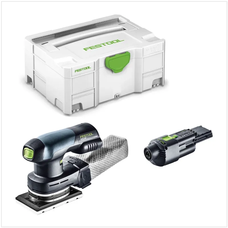 Rabatt Festool RTSC 400 18V Einhand Akku Rutscher bürstenlos im Systainer mit ACA 220-240/18V Ergo Netzadapter