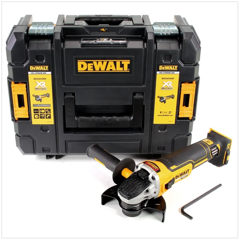 DeWalt DCG 405 NT Akku Winkelschleifer 18V 125mm Brushless Solo im TSTAK - ohne Akku, ohne Ladegerät Begrenztes Angebot