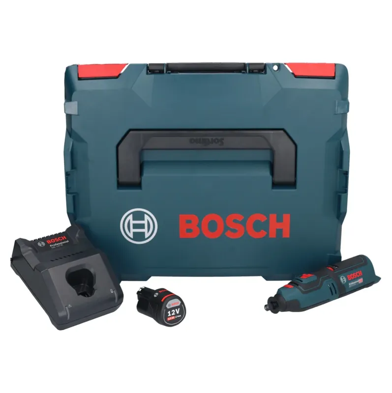 Bosch GRO 12V-35 Professional Akku Rotationswerkzeug 12 V + 1x Akku 3,0 Ah + Ladegerät + L-Boxx Wochenendangebot