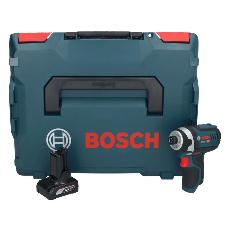 Bosch GDR 12V-105 Professional Akku Drehschlagschrauber 12 V 105 Nm 1/4" + 1x Akku 6,0 Ah + L-Boxx - ohne Ladegerät Direkt Vom Hersteller