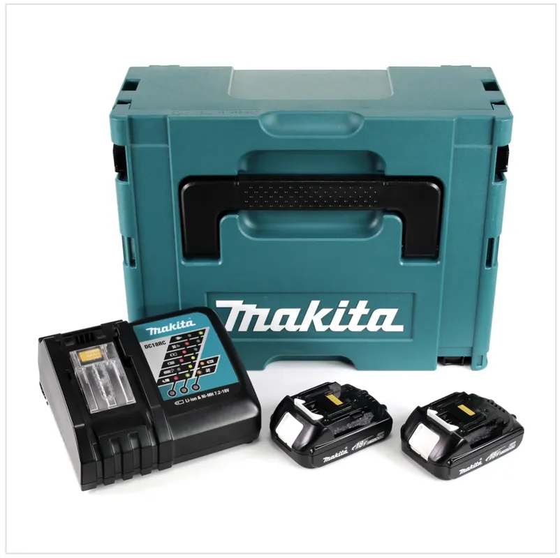 Makita Power Source Kit 18V mit 2x BL1815N Akku 1,5Ah + DC18RC Ladegerät + Makpac Sofort Bestellen