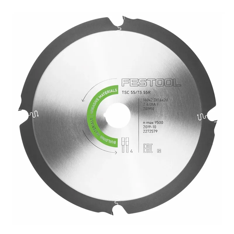 Festool Diamant-Sägeblatt 160 x 2,2 x 20 mm DIA4 für TS 55 R und TSC 55 ( 201910 ) Billig