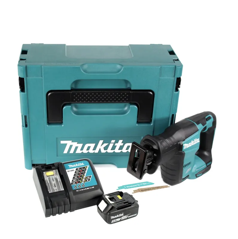 Makita DJR 188 RG1J Akku Reciprosäge 18 V Brushless Säbelsäge im Makpac + 1x 6,0 Ah Akku + Ladegerät Neue Ware