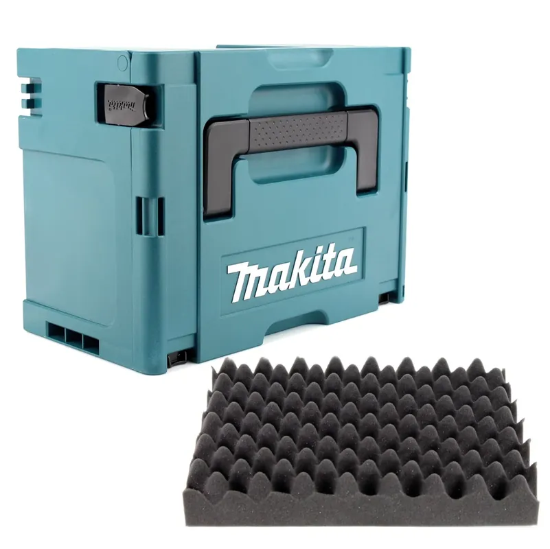 Neue Ware Makita MAKPAC 3 Systemkoffer - mit Universaleinlage für Makita 18 V Akku Geräte Schrauber Sägen Schleifer