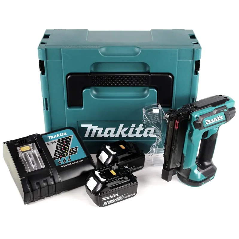 Garantierte Lieferung Makita DPT 353 RMJ Akku Stiftnagler 18 V 15 - 35 mm + 2x Akku 4,0 Ah + Ladegerät + Makpac