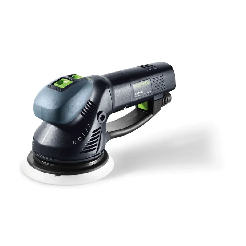 Festool RO 150 FEQ-Plus ROTEX Getriebe Exzenterschleifer 720W 5mm Hub ( 571805 ) im Systainer + 150x Rubin Schleifscheiben Top-Angebot