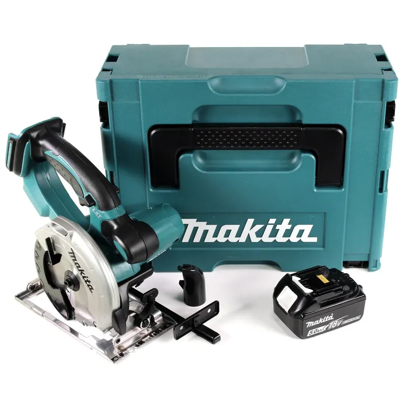 Mega-Angebot Makita DSS 501 T1J 18V 136 mm Li-ion Akku Handkreissäge im Makpac + 1x 5,0 Ah Akku - ohne Ladegerät