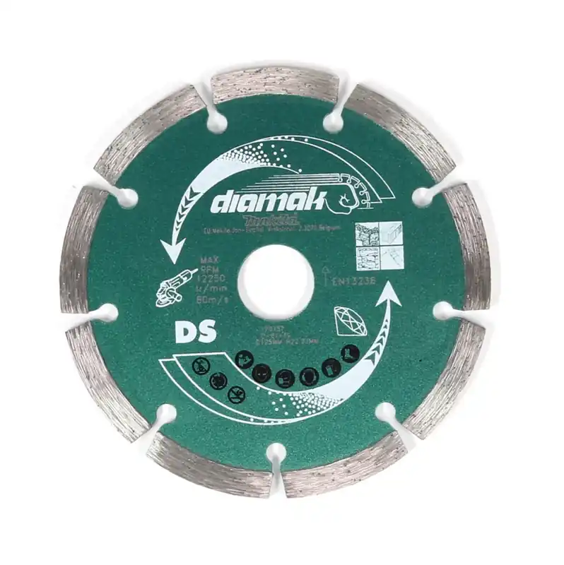 Neue Ware Makita Diamak 125 mm 1 Stk. ( D-61139 ) Diamant Trennscheibe für Stein, Beton Aufnahme 22,23 mm
