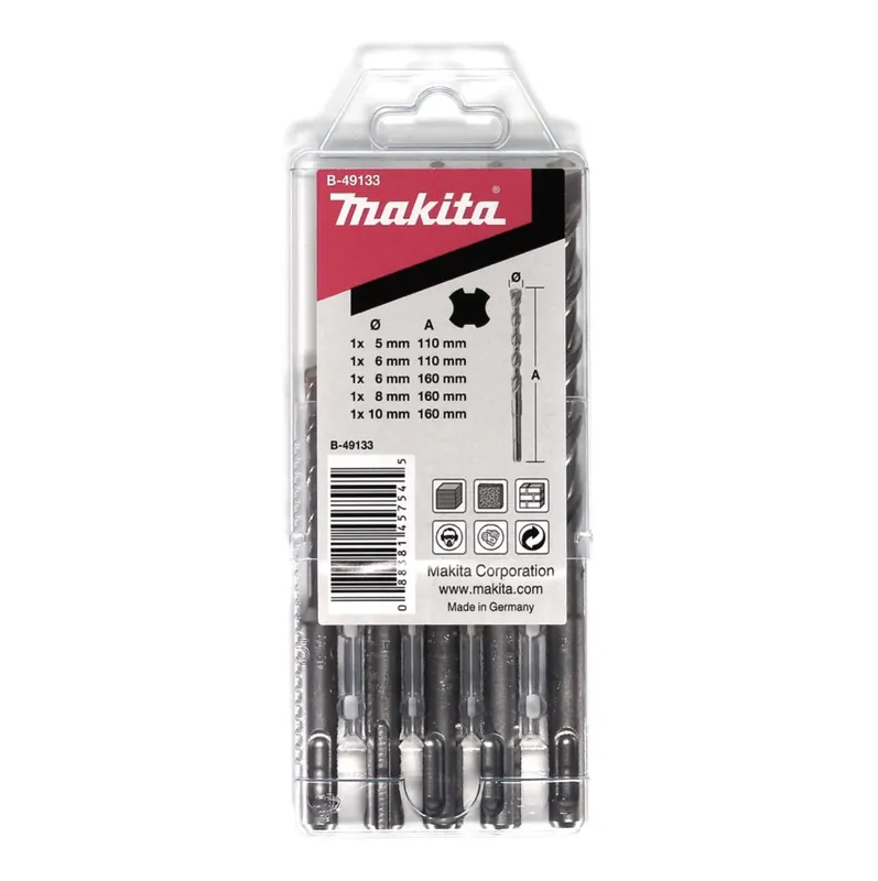 Knallerangebot Makita SDS-VPlus Bohrer Set 5 teilig SDS-Plus Hammerbohrer ( B-49133 )