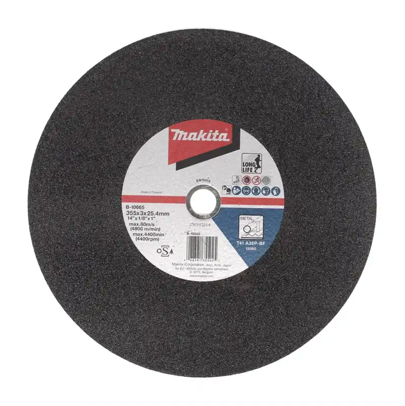 Makita Long Life Metall Trennscheibe 355 x 3 x 25,4 mm 5 Stück ( B-10665-5 ) Neue Kollektion