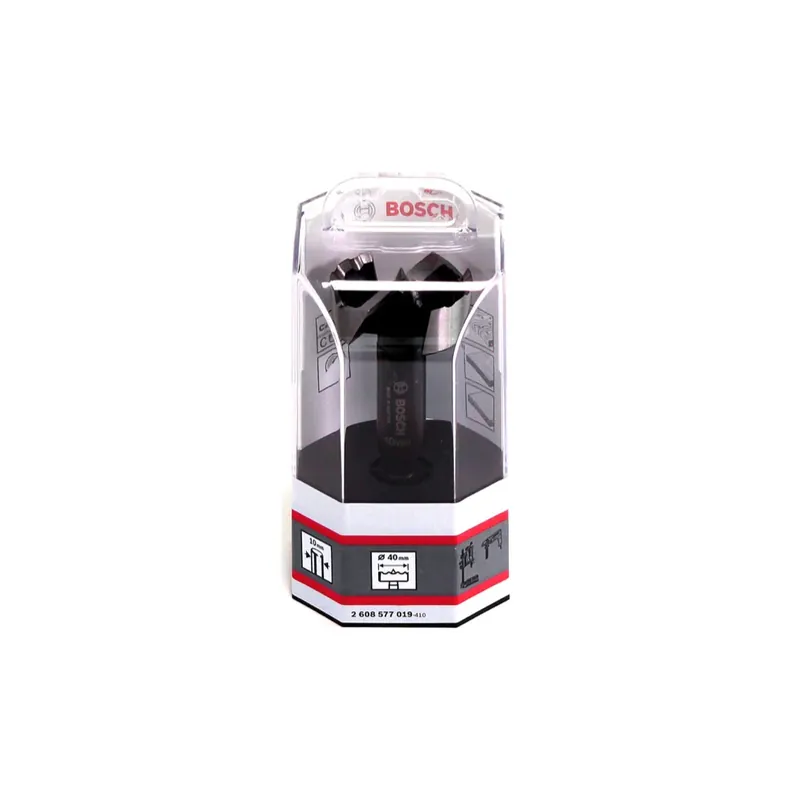 Bosch Forstner-Bohrer für Hart- und Weichholz, Toothed-edge 40 mm - für Bohrmaschinen mit Rundschaftaufnahme ( 2608577019 ) Saisonangebot