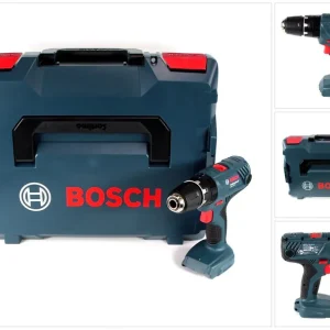Abverkauf Bosch Professional GSB 18V-21 Akku Schlagbohrschrauber 18V 55Nm + L-Boxx - ohne Akku, ohne Ladegerät, 06019H1108