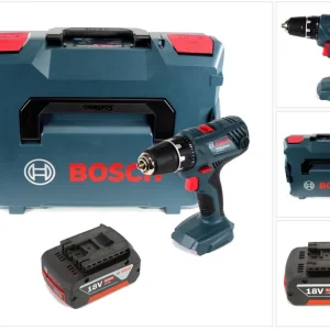 Zertifiziert Bosch Professional GSR 18V-21 Akku Bohrschrauber 18V 55Nm + 1x Akku 5,0Ah + L-Boxx - ohne Ladegerät