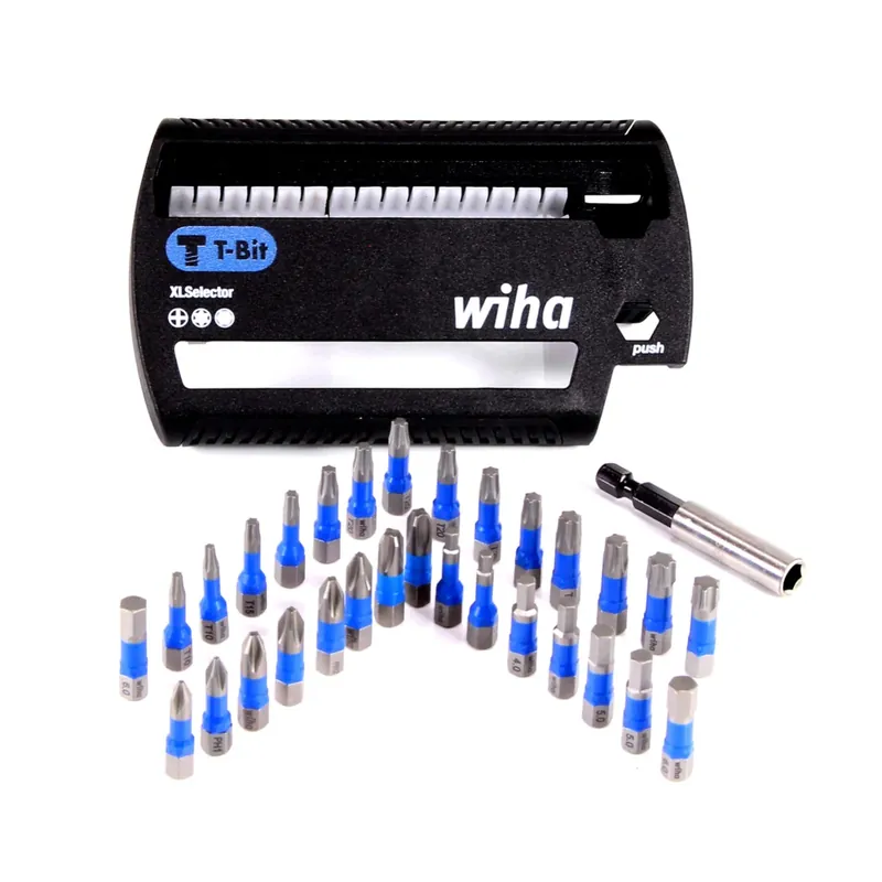 Wiha SB 7948T-999 XLSelector ( 41830 ) T-Bit 25 mm Phillips, TORX®, Sechskant 31-tlg. 1/4" Begrenztes Angebot