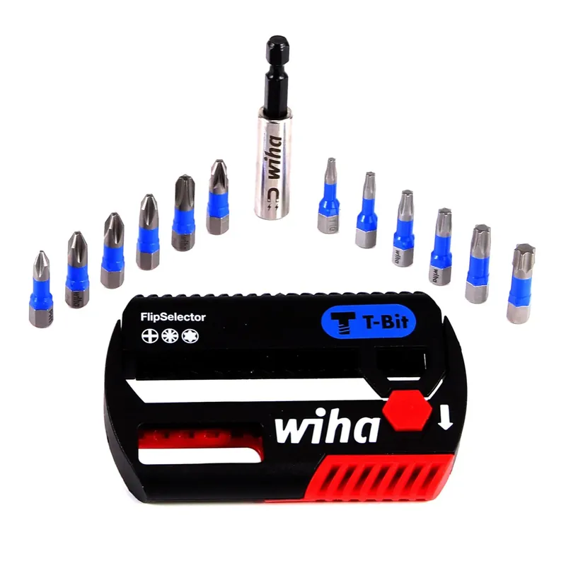Wiha SB 7947T-906 FlipSelector T-Bit 25 mm Phillips, Pozidriv, TORX® 13-tlg. 1/4" ( 41824 ) Markenware