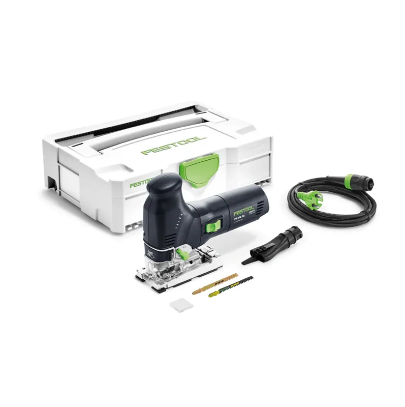 Bestseller Festool PSB 300 EQ-Plus TRION Pendelstichsäge ( 561453 ) 720W 120mm im Systainer + 2x Sägeblatt + Splitterschutz