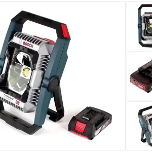 Bosch GLI 18V-2200 C Akku Lampe 18V 2200lm Bluetooth ( 0601446501 ) + 1x 2,0 Ah Akku - ohne Ladegerät Billig