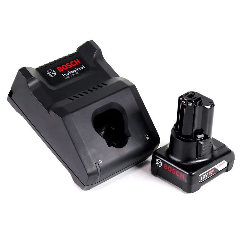 Preis Gesenkt Bosch GAL 12V-40 Professional Schnell Ladegerät für 12V Akkus ( 1600A019R3 ) + 6,0 Ah Akku ( 1600A00X7H )