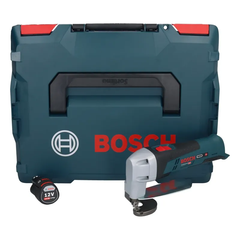 Bosch GSC 12V-13 Professional Akku Blechschere 12 V + 1x Akku 3,0 Ah + L-Boxx - ohne Ladegerät Garantierte Lieferung