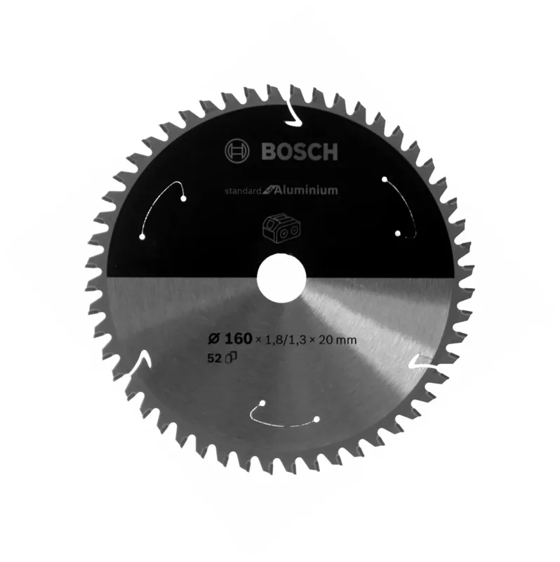 Solange Der Vorrat Reicht Bosch Kreissägeblatt Standard for Aluminium 160 x 1,3 x 20 mm 52 Zähne ( 2608837757 )