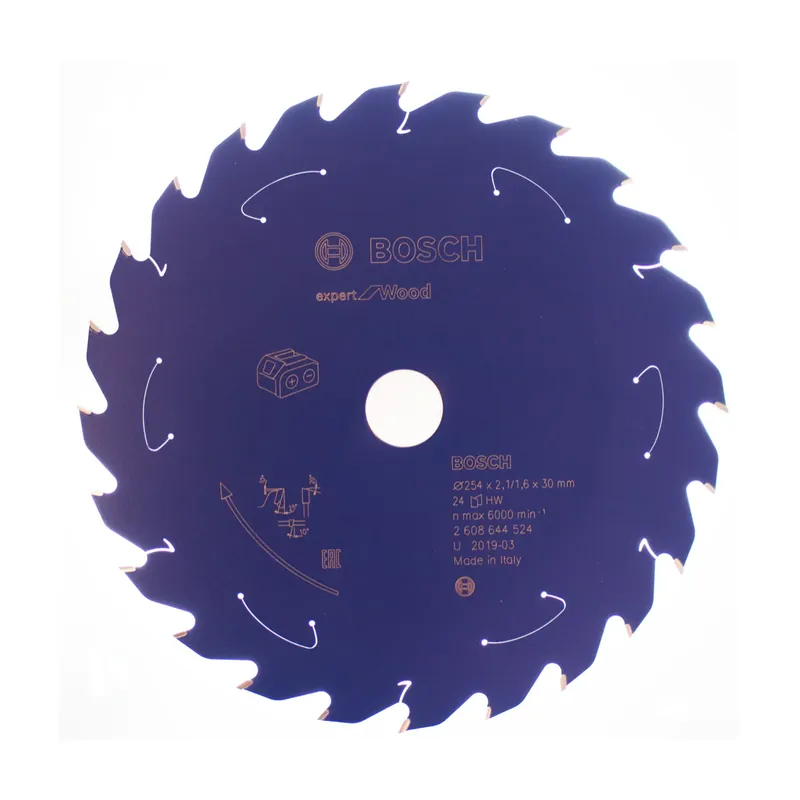 Highlight Bosch Kreissägeblatt Expert for Wood 254 x 1,6 x 30 mm 24 Zähne für Holz ( 2608644524 )