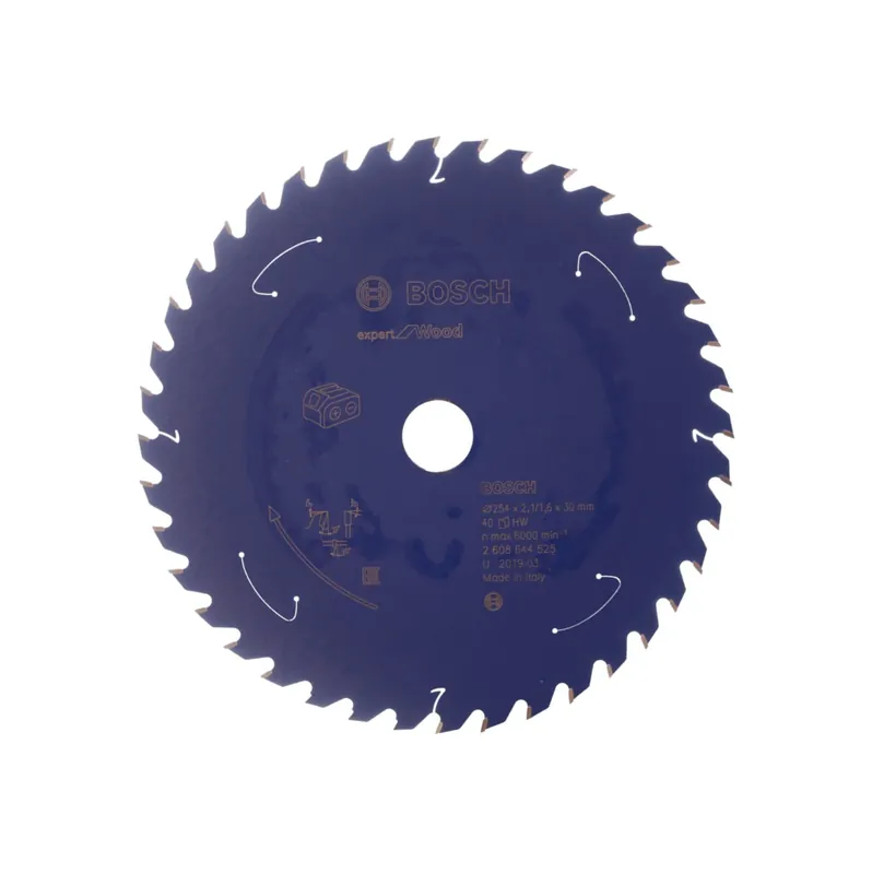 Neu Im Sortiment Bosch Kreissägeblatt Expert for Wood 254 x 1,6 x 30 mm 40 Zähne für Holz ( 2608644525 )