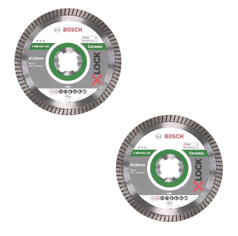 Bosch Diamant Trennscheiben X-LOCK 125 x 22,23mm Best for Ceramic ( 2x 2608615132 ) Meistverkauft