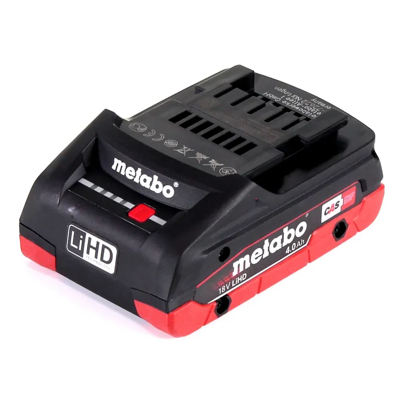 Metabo LiHD Akkupack 18 V 4,0 Ah Li-Ion Akku ( 625367000 ) CAS System Heißes Angebot