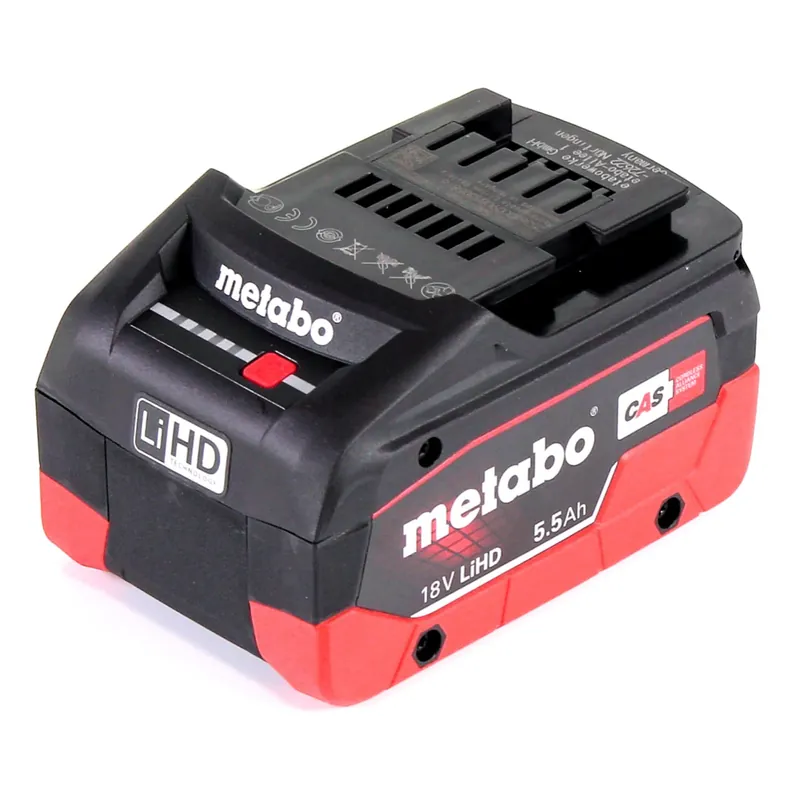 Letzte Chance Metabo LiHD Akkupack 18 V 5,5 Ah Li-Ion Akku ( 625368000 ) CAS System