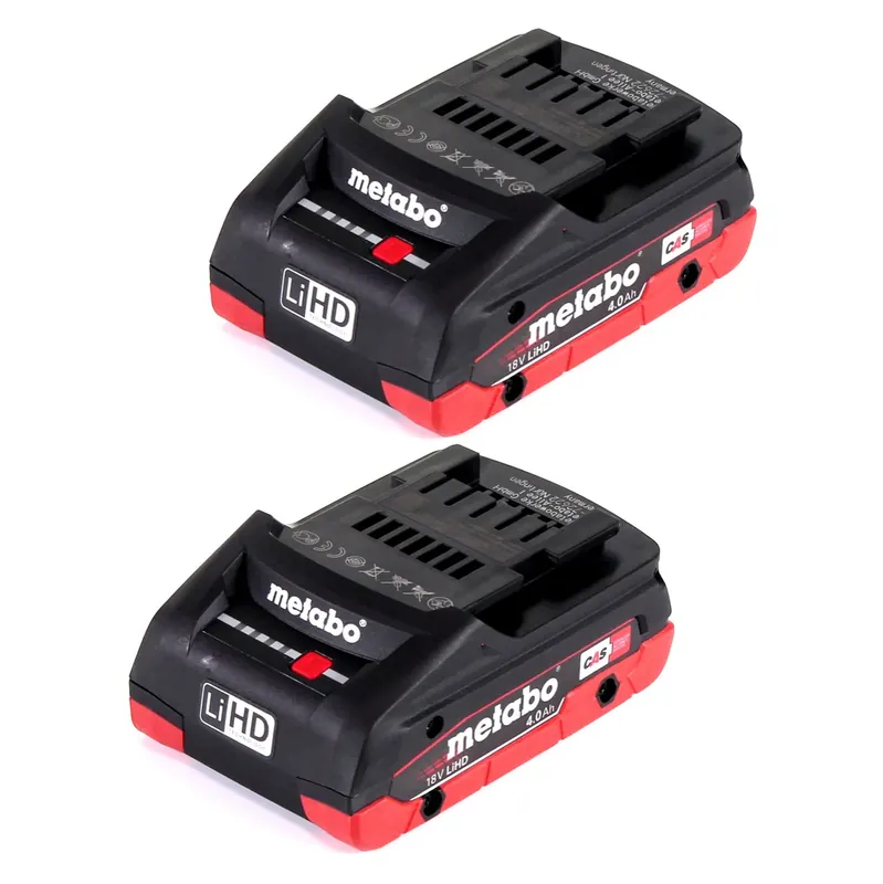 Billig Metabo Akku Set 18V mit 2x Akku LiHD 4,0Ah ( 625367000 )