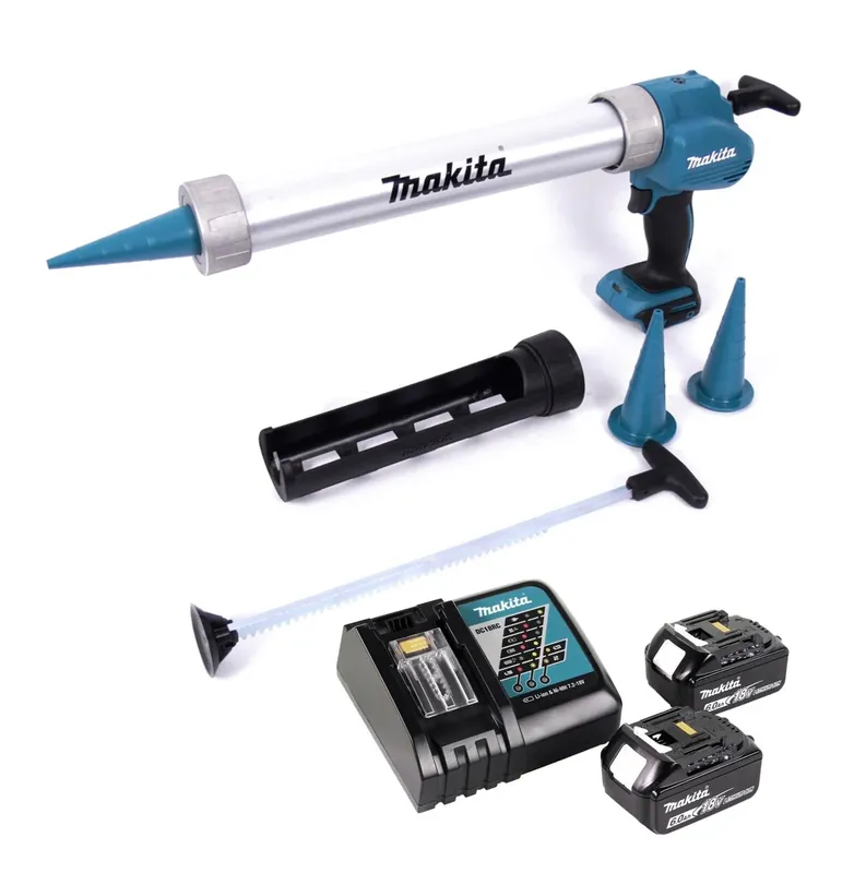 Preis Gesenkt Makita DCG 180 RGX Akku Kartuschenpistole 18 V 300 / 600 ml + 2x Akku 6,0 Ah + Ladegerät
