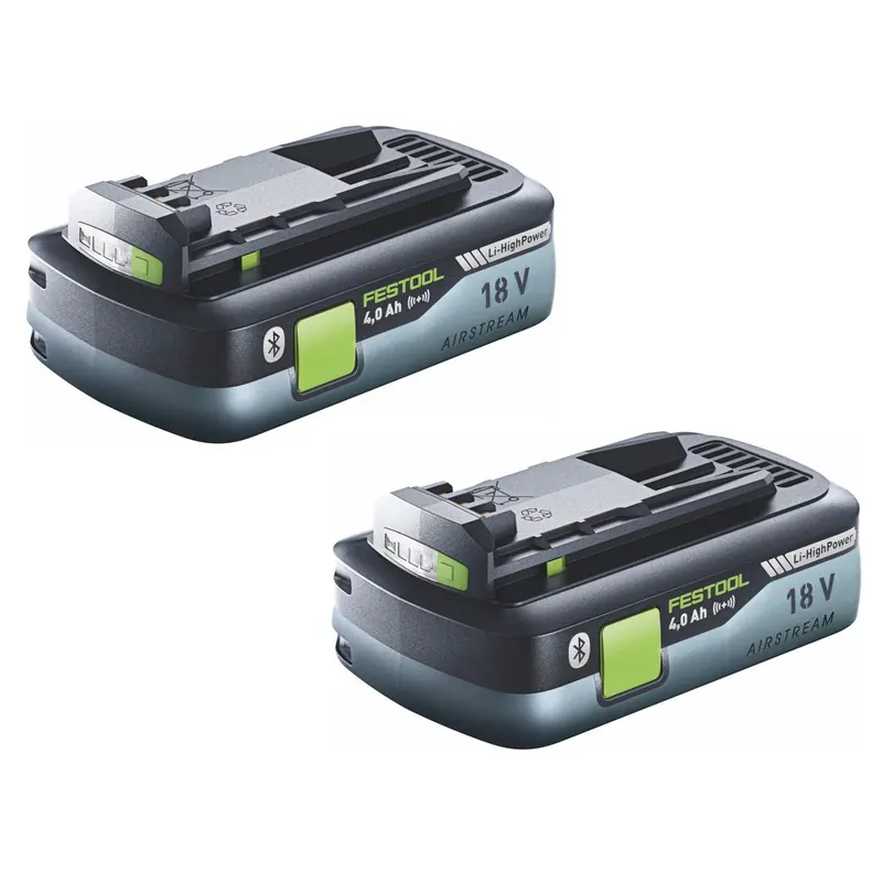 Festool HighPower Akku Set 18V mit 2x Akku 4,0Ah HPC-ASI ( 205034 ) Bluetooth mit Airstream Technologie Sichere Zahlung