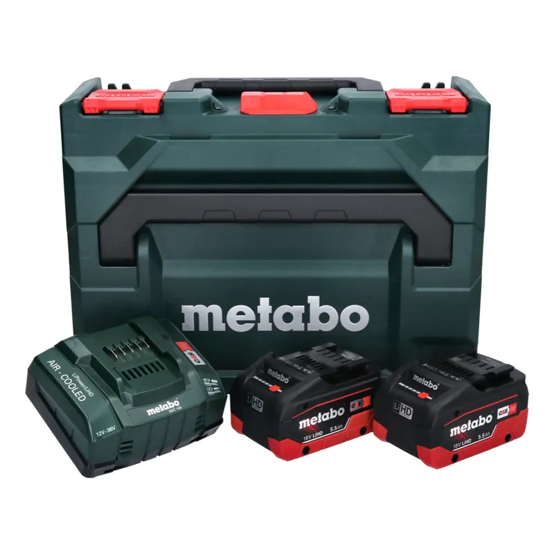 Metabo Basis Set LIHD + 2x Akku 5,5 Ah + Ladegerät + metaBOX ( 685077000 ) Beliebt