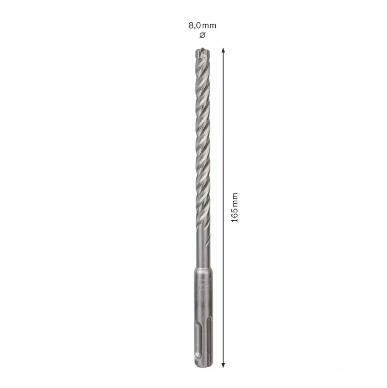 Preis Gesenkt Bosch Hammerbohrer SDS-plus 7X Bohrer 8x100x165mm Carbide ( 2608576131 ) PGM zertifiziert