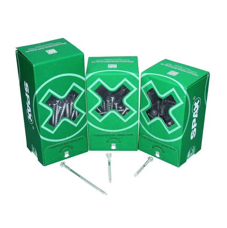 Günstig SPAX Justierschraube 6,0x110 mm 100 Stück ( 161010601105 ) Justiergewinde mit Halterillen Flachkopf T-STAR Plus 4Cut WIROX