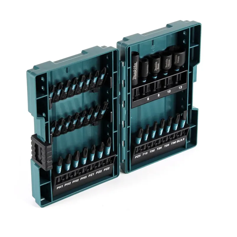 Makita B-66880 Bit und Bohrer Set Impact Black 35 tlg. S2 Stahl + Koffer Garantierte Lieferung