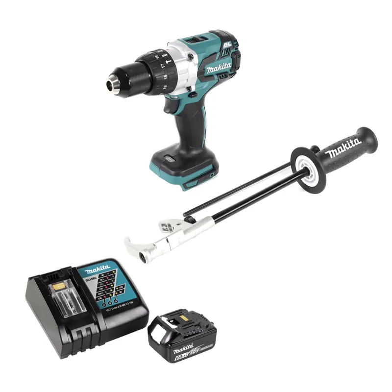 Makita DHP 481 RG1 Akku Schlagbohrschrauber 18 V 115 Nm Brushless + 1x Akku 6,0 Ah + Ladegerät Ausverkauf