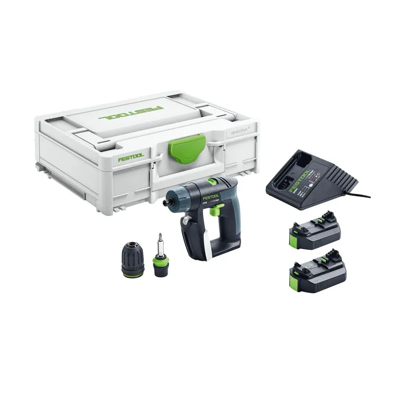 Saisonangebot Festool CXS Li 2,6 Plus Akku Bohrschrauber 10,8 V ( 576092 ) 16 Nm + 2x 2,6 Ah Akku + Ladegerät + Systainer- Nachfolger von 564531