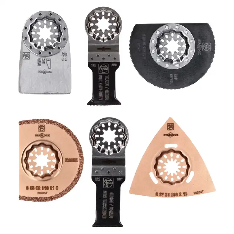 Letzte Chance Fein StarLock Zuberhörset 1x Tile Working 3 tlg. Set ( 35222967070 ) + 1x Renovation 3 tlg. Set ( 35222967110 )