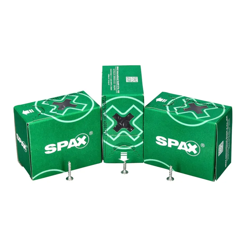 SPAX Flachrückwandkopf Schraube 3,5 x 40 mm 400 Stk. ( 2x 21510103504051 ) Torx T-STAR Plus T20 für Rückwände ohne Linse Vollgewinde Wirox Cut Spitze Neu