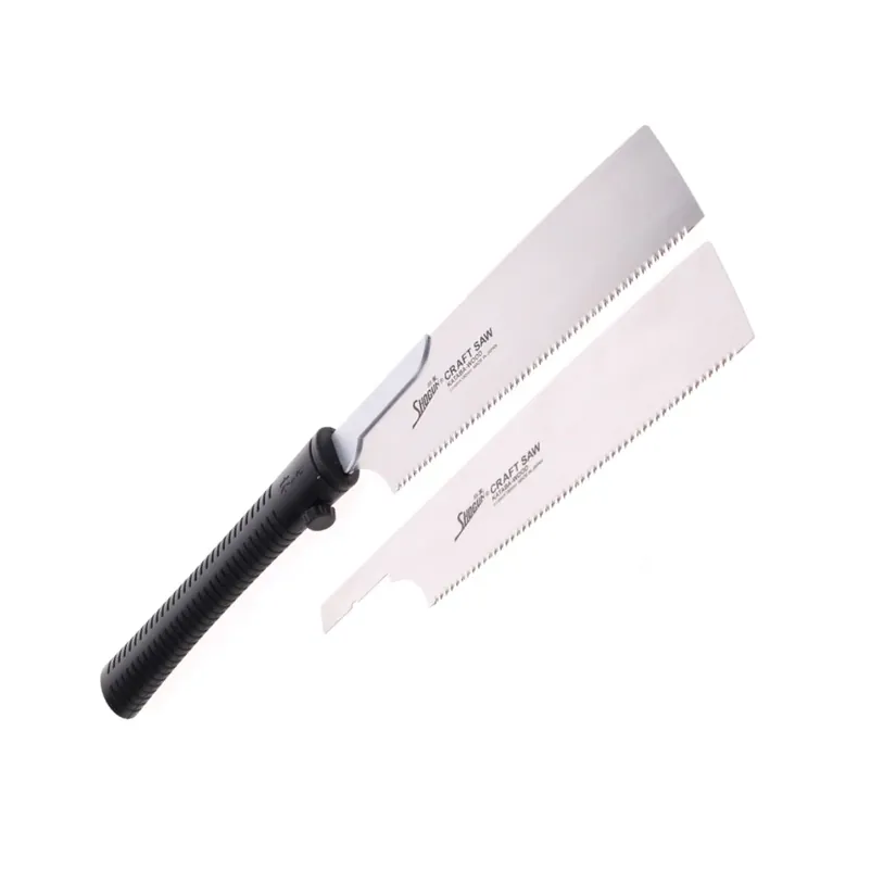 Neue Ware Shogun KATABA Japansäge Universal Holz Zugsäge langer Griff ( M-190W ) Klinge 190 mm + KATABA Japan Holzsägeblatt - Made in Japan